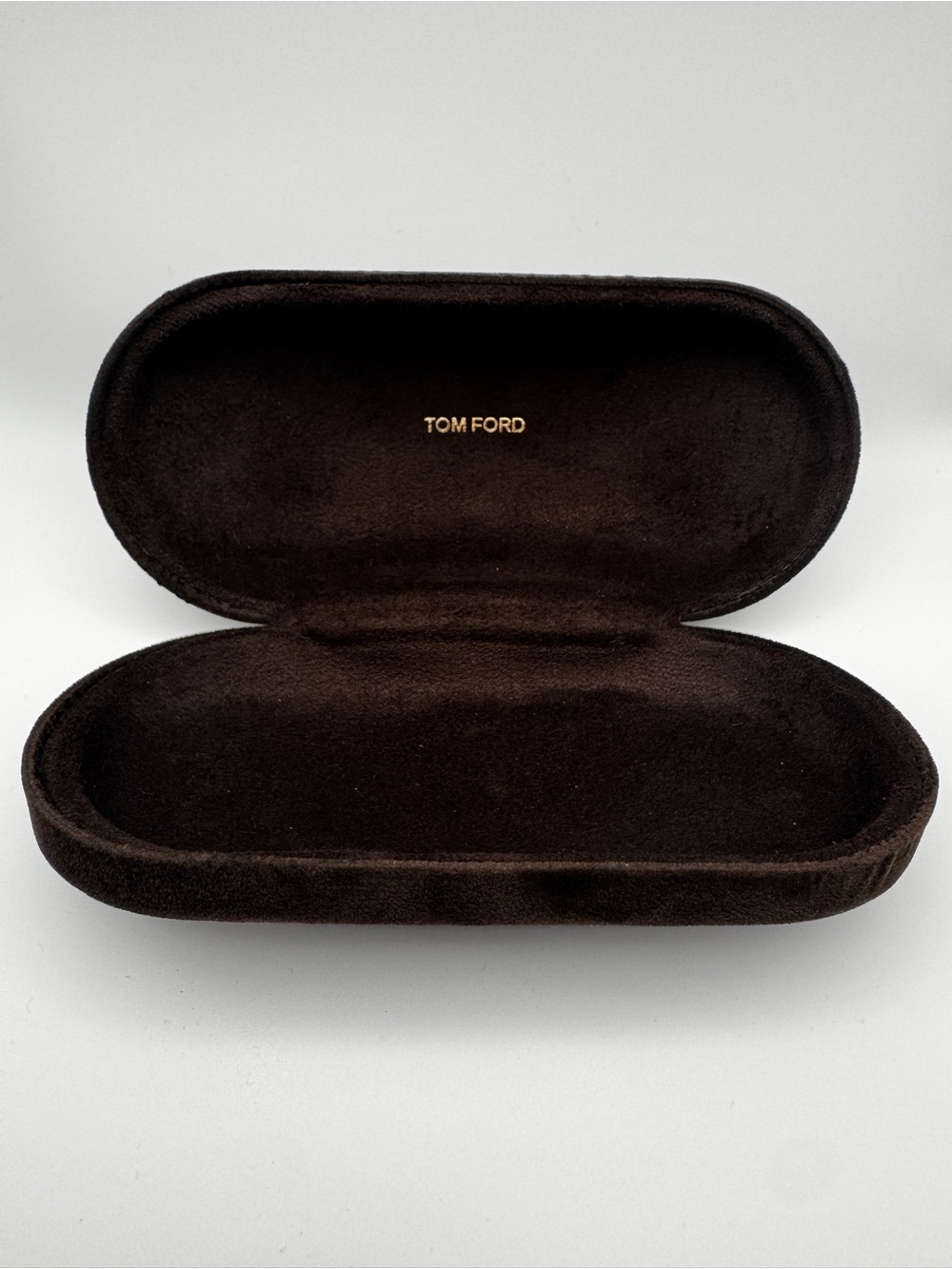 Tom Ford Brown Velvet Eyewear Case